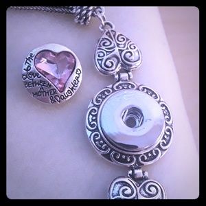 Snap Bracelet with snap charm